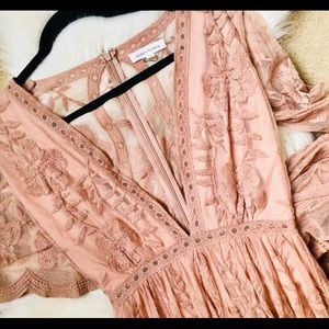 Honey punch rose/mauve dress